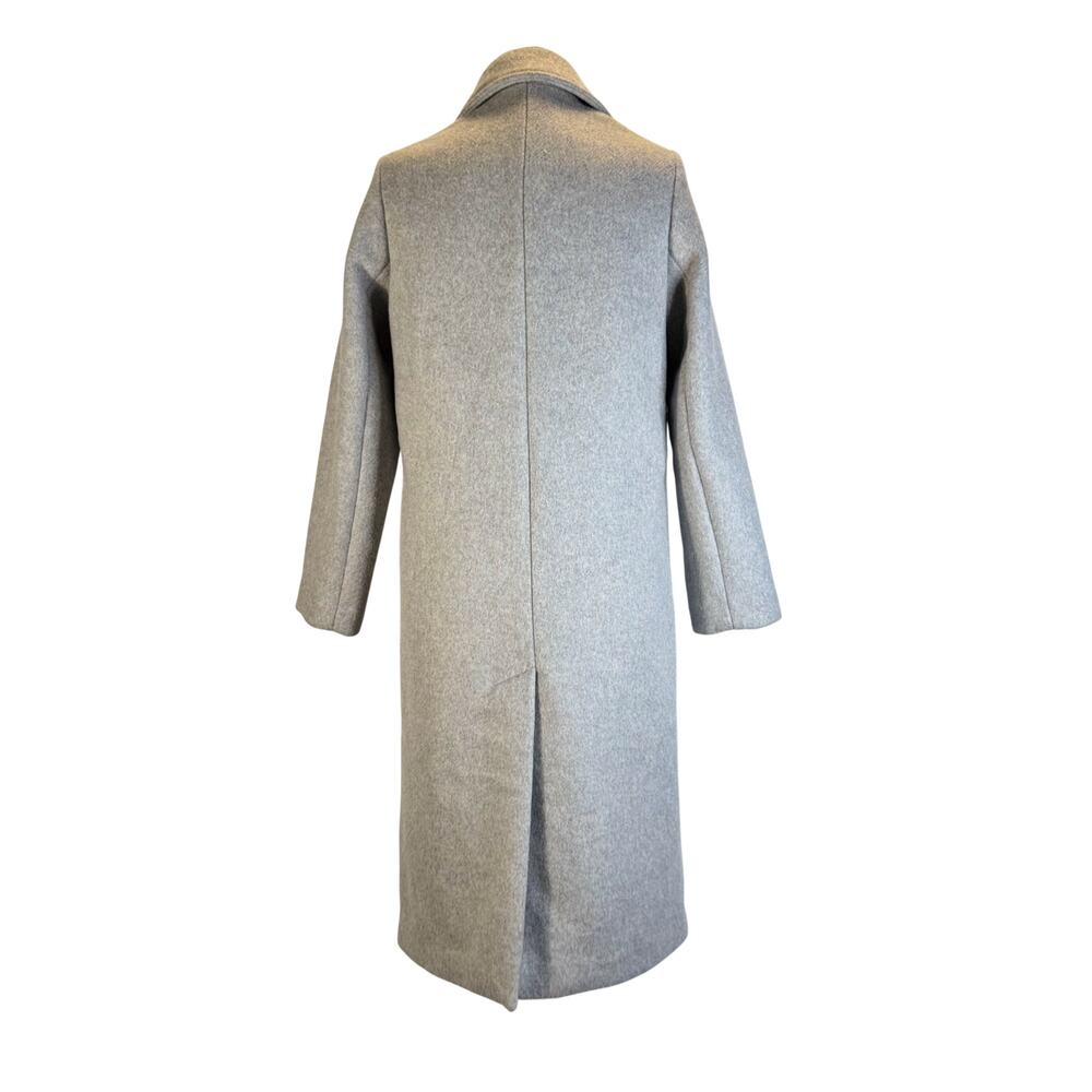 Abercrombie Wool Blend Tailored Coat Gray Women’s XXS Petite Luxury Old Money - Picture 3 of 16